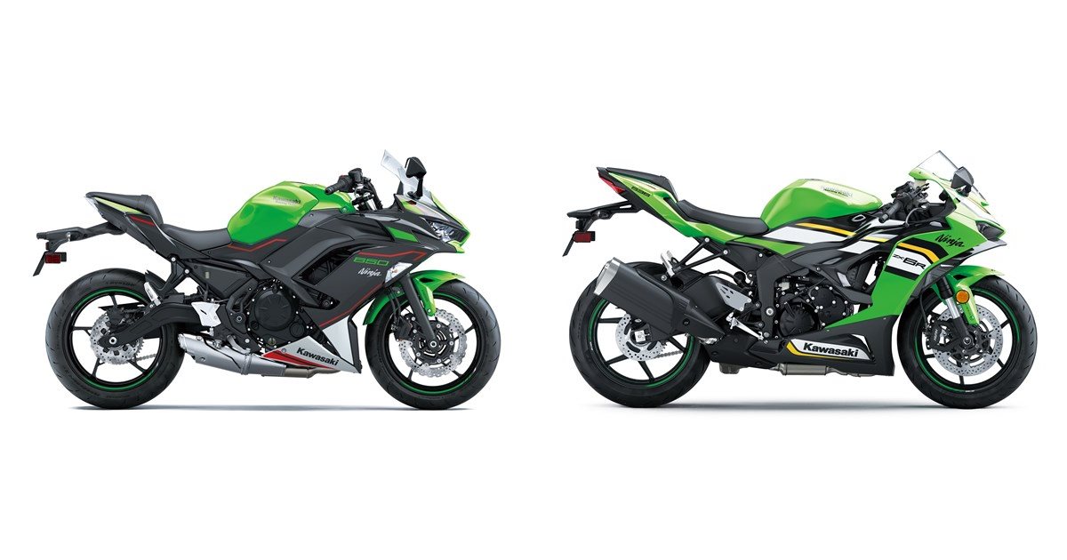 Motorrad Vergleich Kawasaki Ninja 650 2021 vs. Kawasaki Ninja ZX