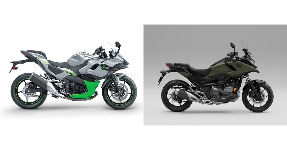 Kawasaki Ninja 7 Hybrid 2024 vs Honda NC750X DCT 2025