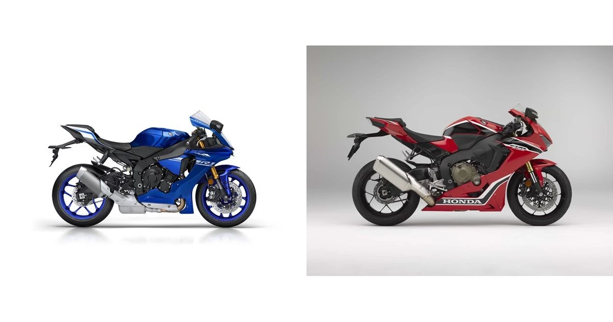ホンダ CBR & ヤマハ YZF-R1 モデル Yamaha R1 2017 vs Honda CBR1000RR Fireblade 2017