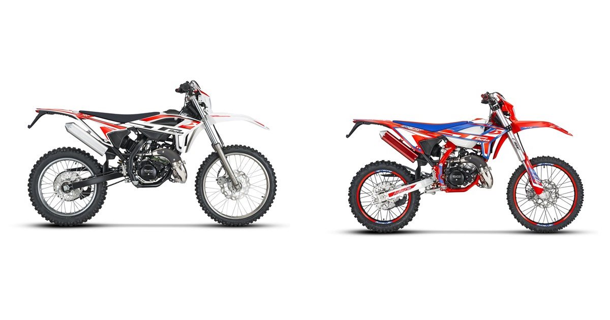 Motorrad Vergleich Beta RR 2T 50 2023 vs. Beta RR 50 Racing 2024