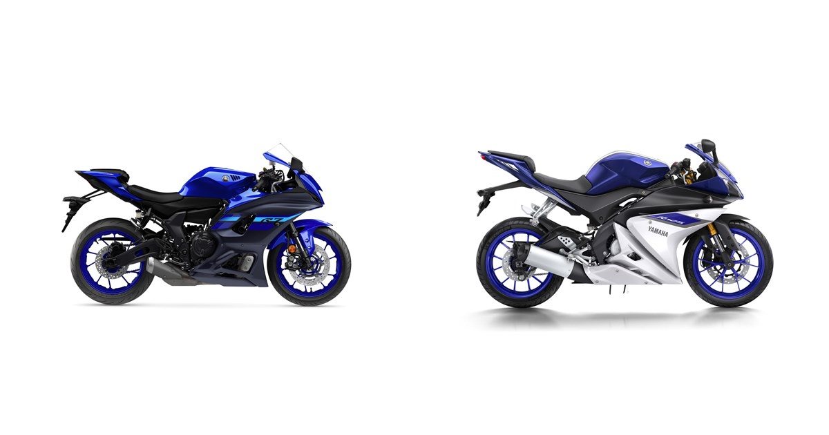 2016 R7 Motorrad Vergleich Yamaha R7 2025 vs. Yamaha R125 2016