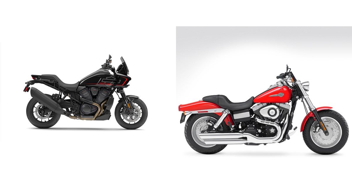 Motorrad Vergleich Harley-Davidson Pan America 1250 ST 2025 vs. Harley ...