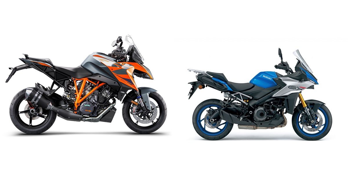 Motorrad Vergleich KTM 1290 Super Duke GT 2023 vs. Suzuki GSX-S1000GX 2025