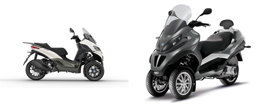 Ermax verhoogd Windscherm 70cm Piaggio MP3 530 Ermax verhoogd Windscherm 70cm Piaggio MP3 530
