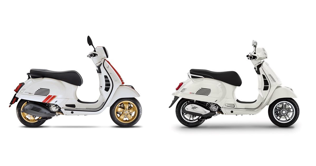 Vespa GTS 300 Super Racing Sixties 2021 vs Vespa GTS 310 Super 2025