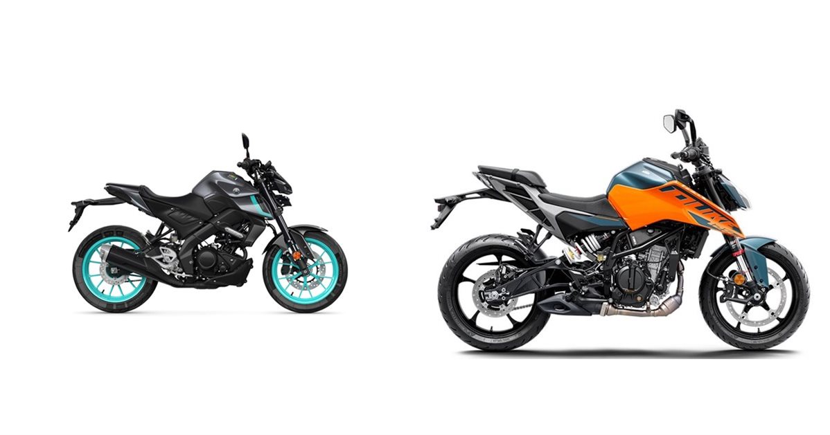 Curated visual reference: Electric Yamaha Mt 07 Compare To Ktm Reference: Yamaha Mt 125 2024 Vs Ktm 125 Duke 2025