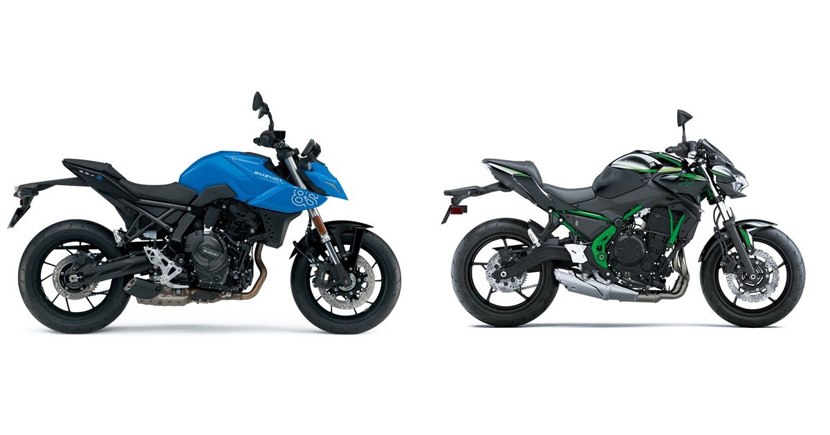 Suzuki GSX-8S 2025 vs Kawasaki Z650 2025