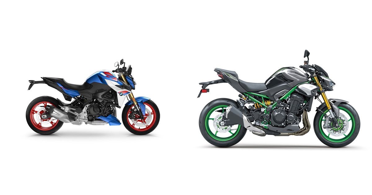 Motorrad Vergleich BMW F 900 R 2025 vs. Kawasaki Z900 SE 2025