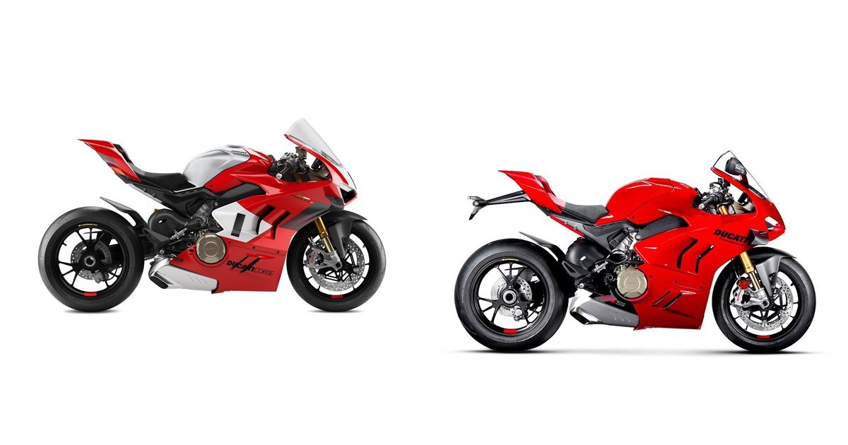 V4.0 R Motorrad Vergleich Ducati Panigale V4 R 2025 vs. Ducati Panigale V4 S 2023
