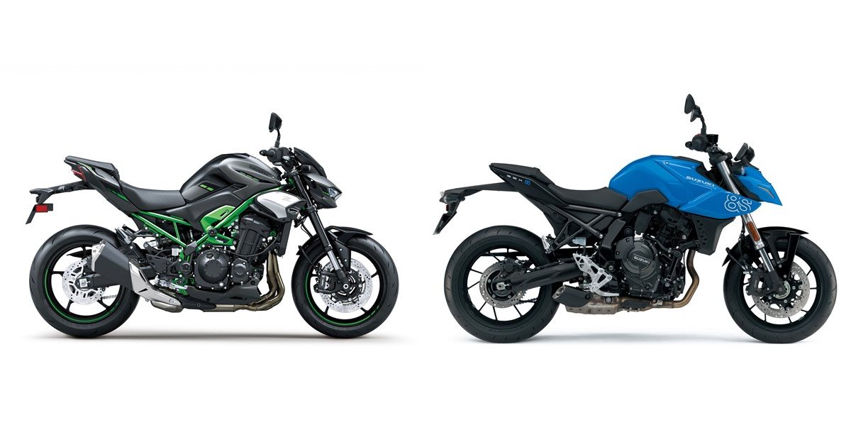 Kawasaki Z900 2025 vs Suzuki GSX-8S 2025