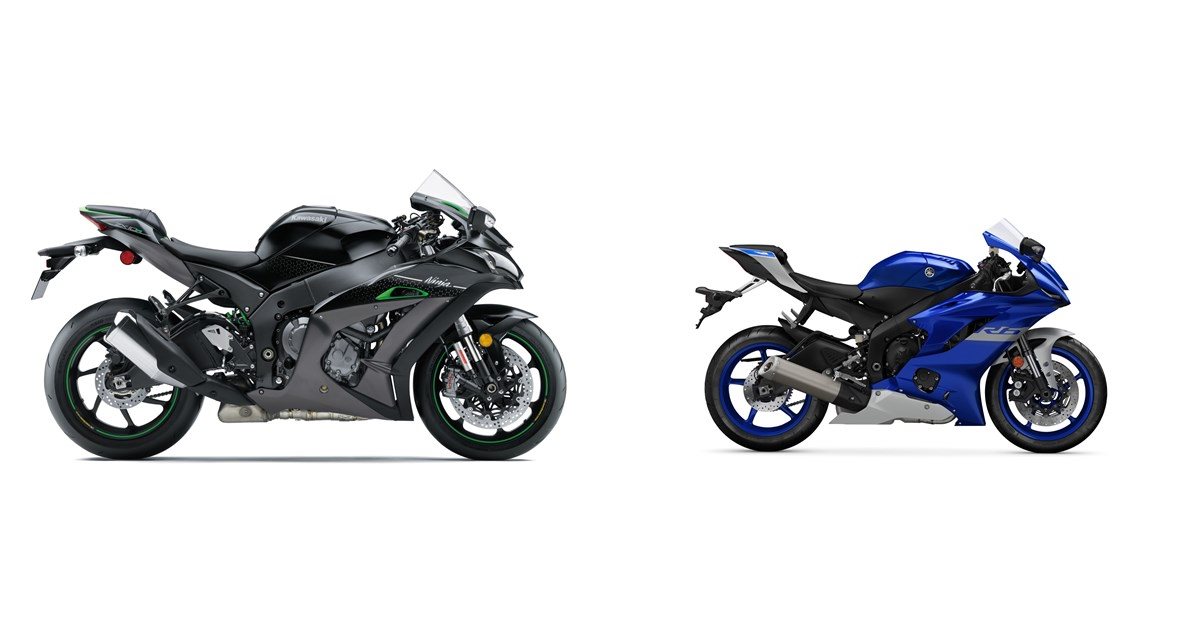 Kawasaki Ninja ZX-10R SE 2018 vs Yamaha YZF-R6 2020