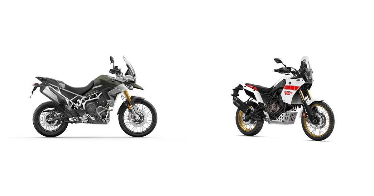 Motorrad Vergleich Triumph Tiger 900 Rally Pro 2023 vs. Yamaha Tenere ...