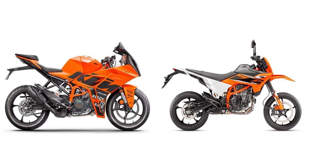 KTM RC 125 2023 vs KTM 125 SMC R 2025