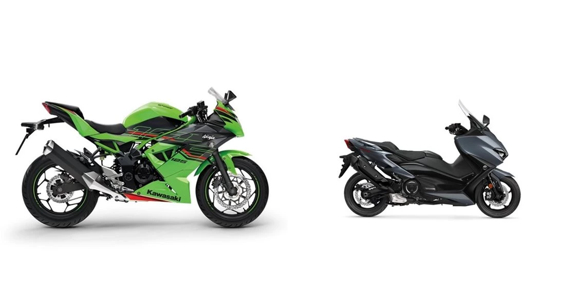 Kawasaki Ninja 125 2025 vs Yamaha TMAX 560 Tech Max 2021