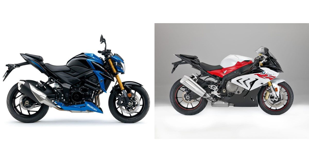 Motorrad Vergleich Suzuki GSX-S750 2018 vs. BMW S 1000 RR 2017