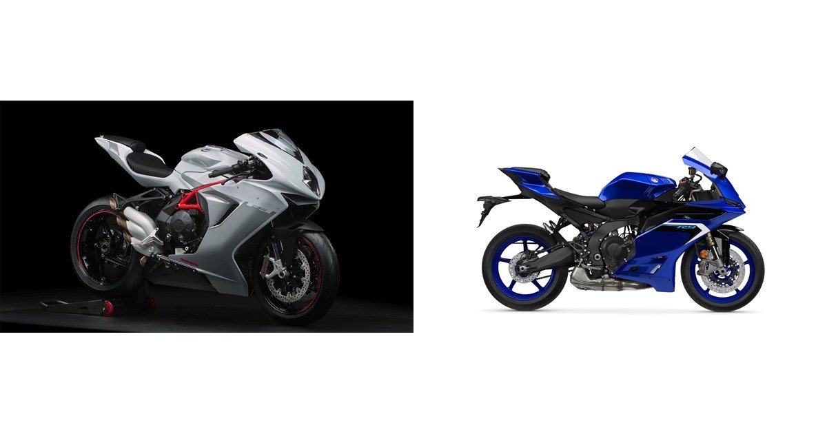 MV Agusta F3 800 2019 vs Yamaha R9 2025