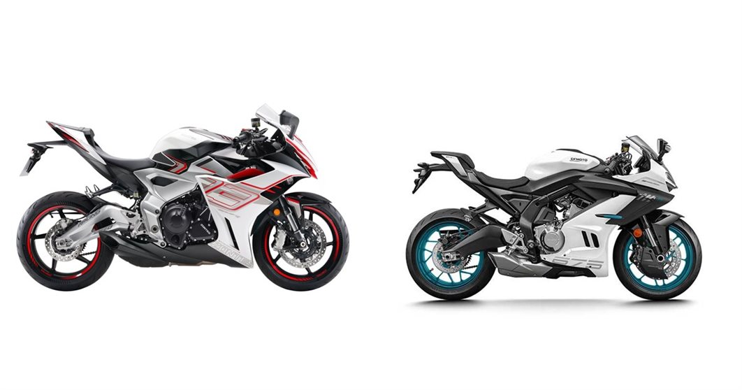 Motorrad Vergleich Zontes 703-RR 2025 vs. CFMOTO 675SR-R 2025