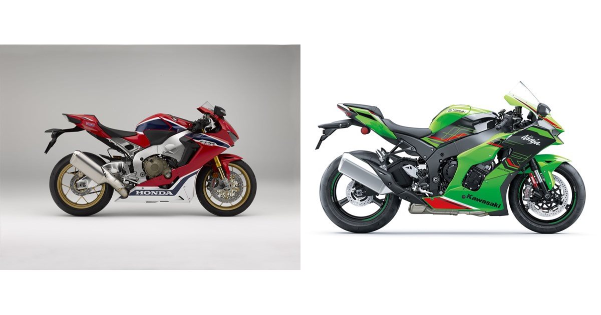 Honda CBR1000RR Fireblade SP 2018 vs Kawasaki Ninja ZX-10R 2023