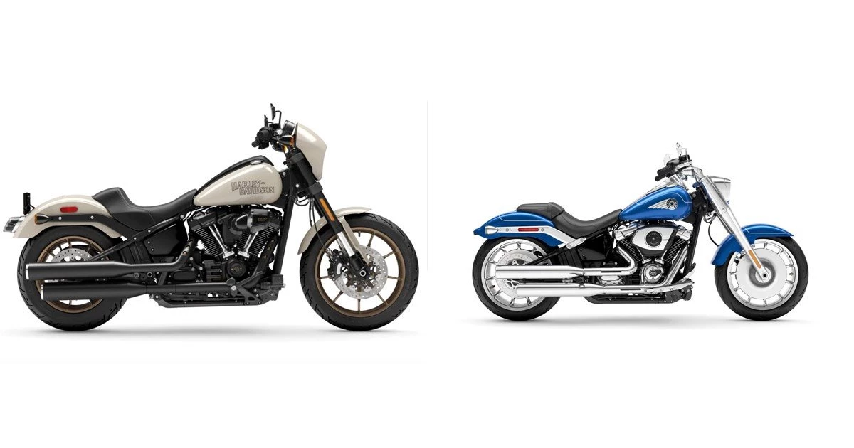 Rog Rider Fat Motorrad Vergleich Harley-Davidson Low Rider S FXLRS 2023 vs. Harley ...