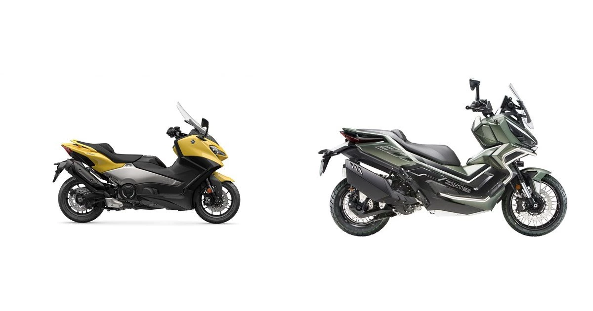 Yamaha TMAX 2022 vs Zontes 368G 2025