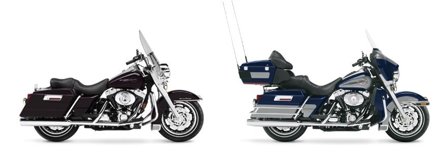 Stunning Electra Glide Vs Road King Imagesnull