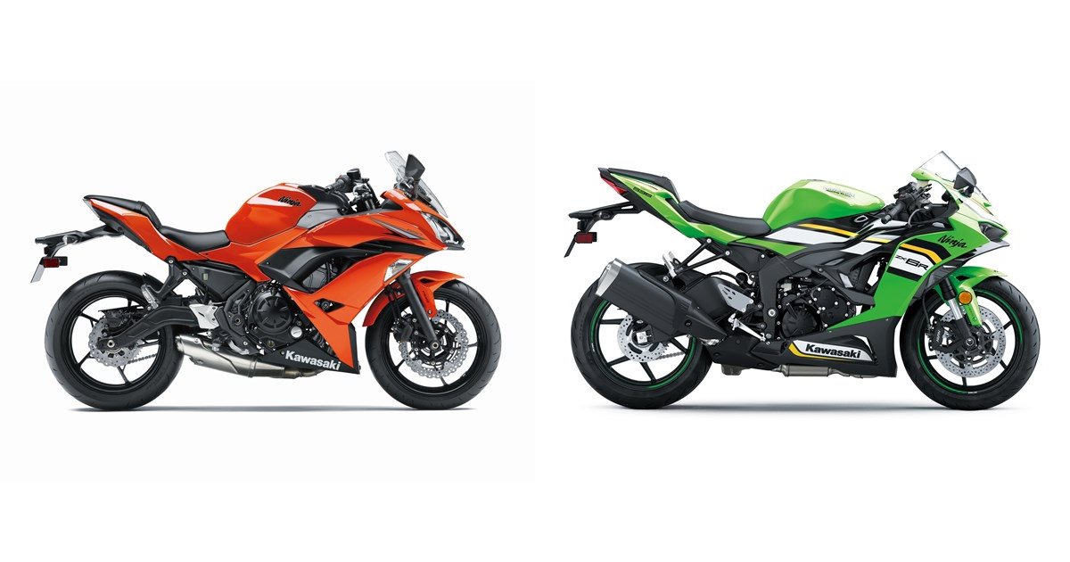 Kawasaki Ninja 650 2017 vs Kawasaki Ninja ZX-6R 2025