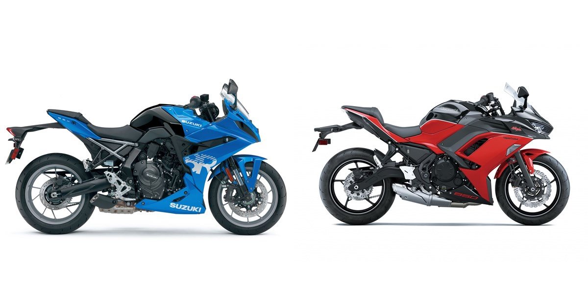 Suzuki GSX-8R 2025 vs Kawasaki Ninja 650 40th Anniversary 2024