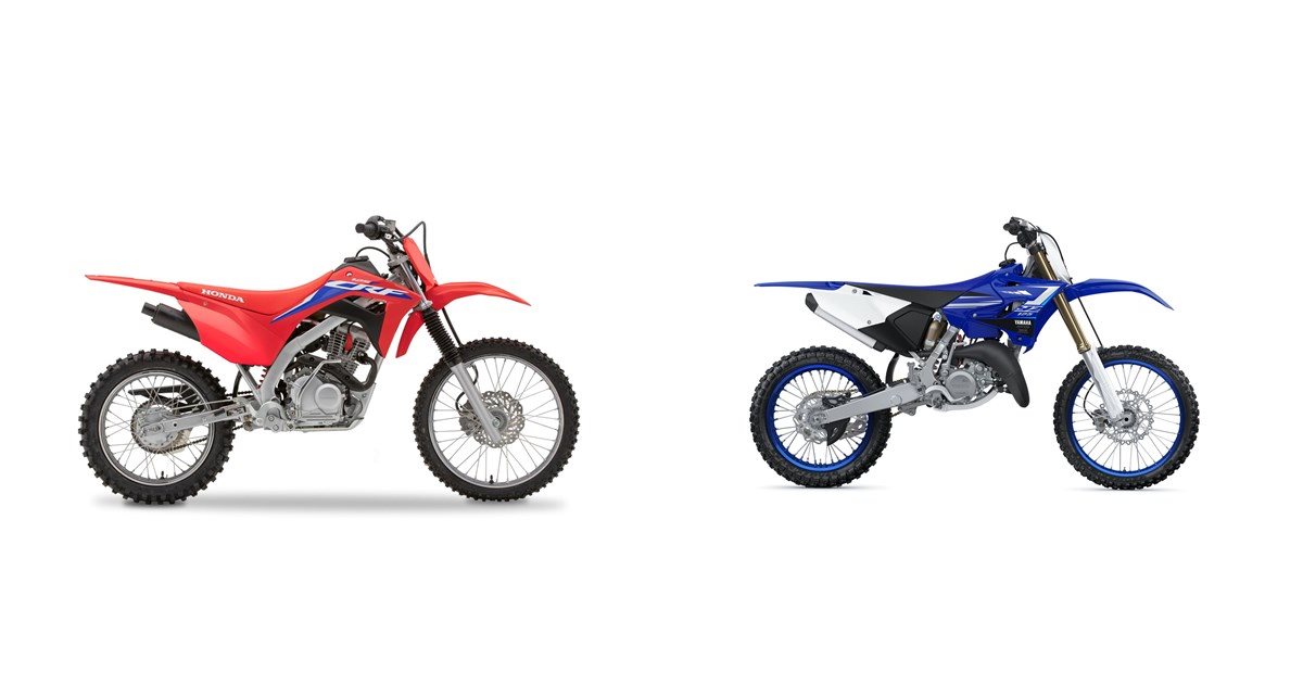 Honda CRF125F 2022 vs Yamaha YZ 125 LC 2020