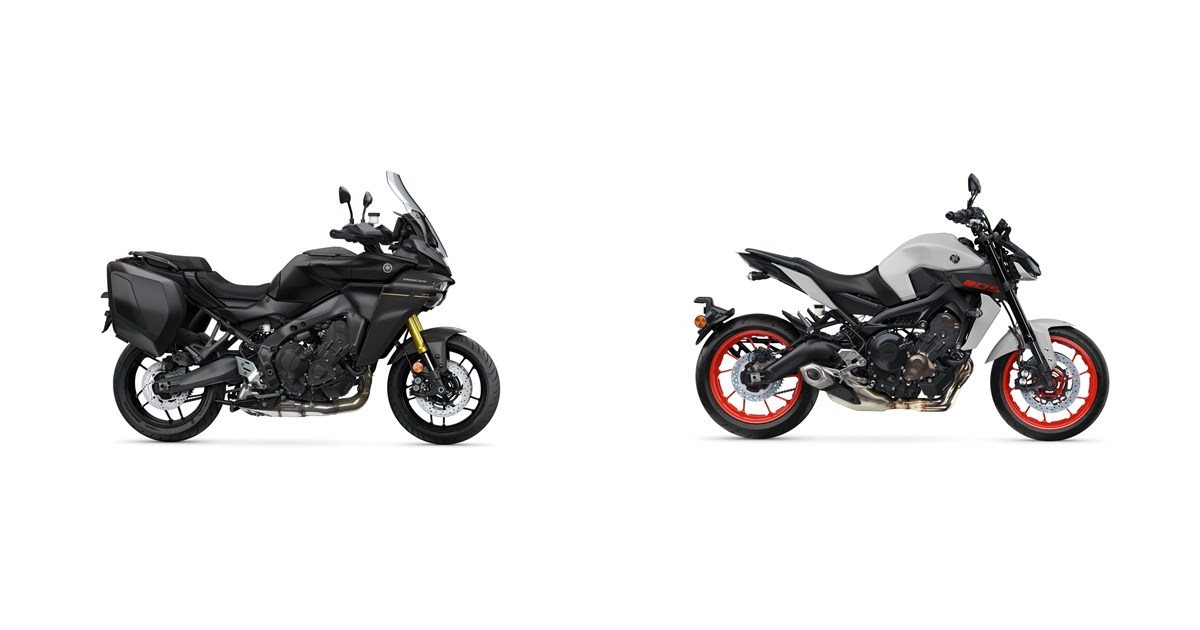 Motorrad Vergleich Yamaha Tracer 9 GT 2025 vs. Yamaha MT-09 2020