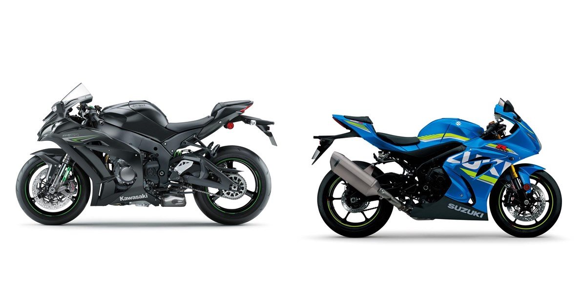 Motorrad Vergleich Kawasaki Ninja ZX-10R 2016 vs. Suzuki GSX-R 1000 2015