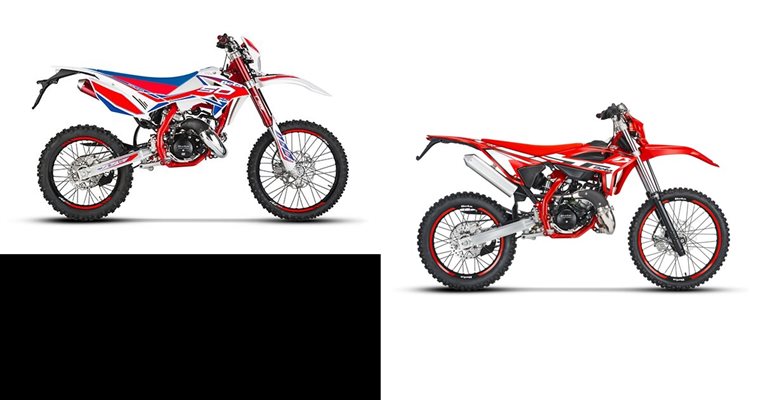 Motorrad Vergleich Beta RR 50 Racing 2019 vs. Beta RR 2T 50 Sport 2023