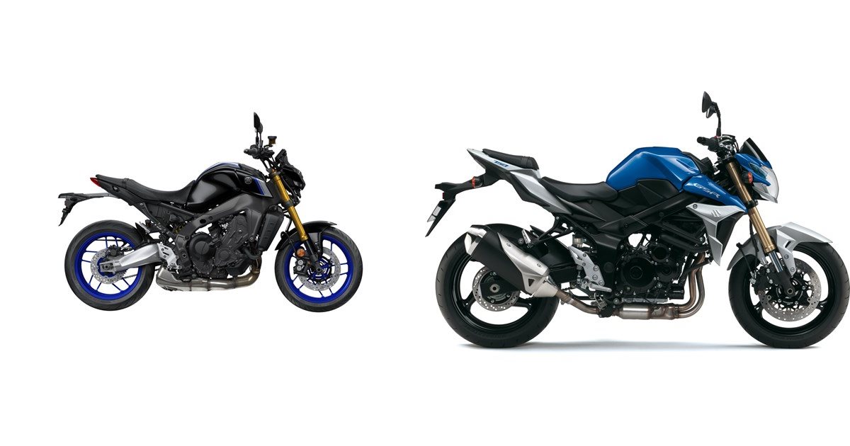 Motorrad Vergleich Yamaha MT-09 SP 2021 vs. Suzuki GSR 750 2014