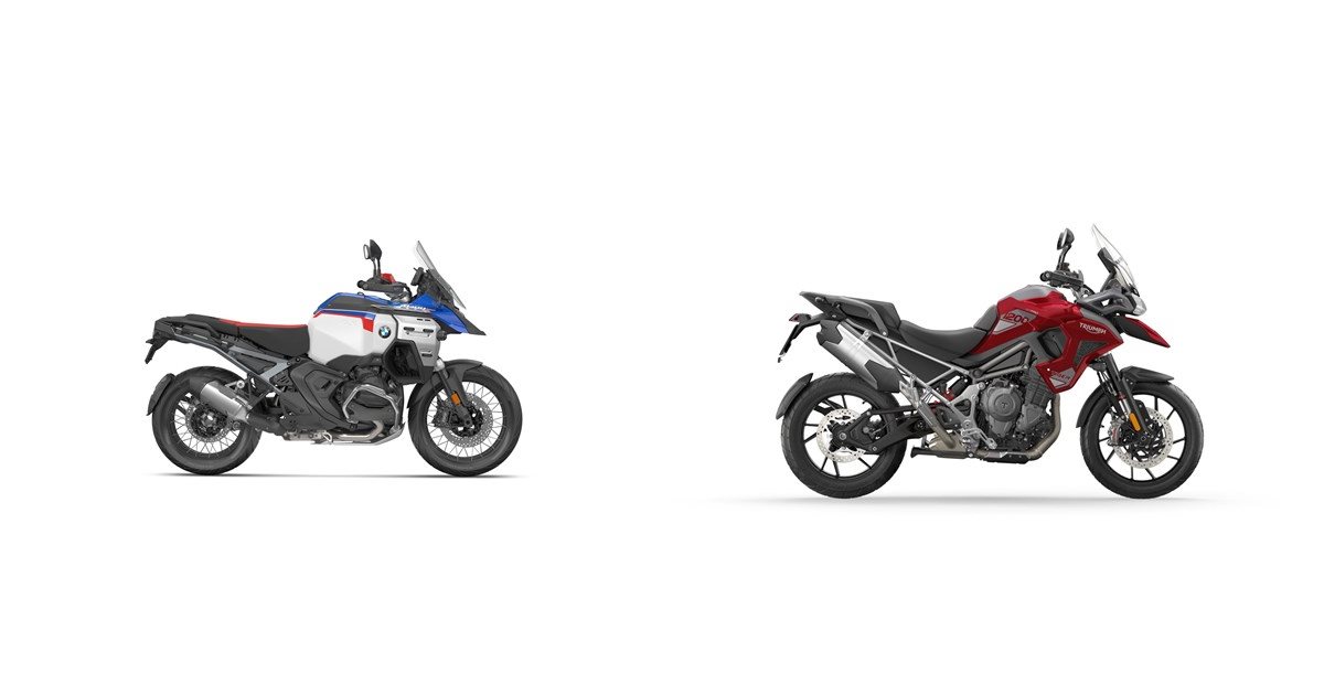 Motorrad Vergleich BMW R 1300 GS Adventure 2025 vs. Triumph Tiger 1200 ...