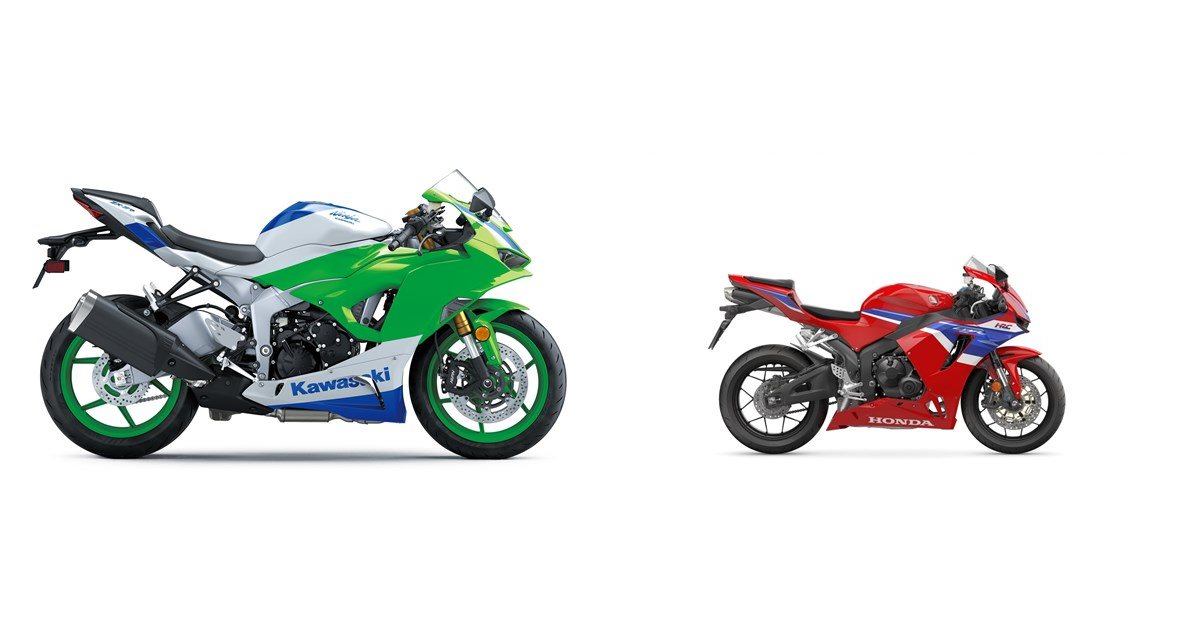 Kawasaki Ninja ZX-6R 40th Anniversary Edition 2024 vs Honda
