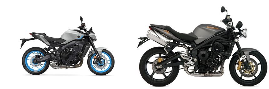 Yamaha MT-09 Y-AMT 2025 vs Triumph Street Triple 675 R 2009