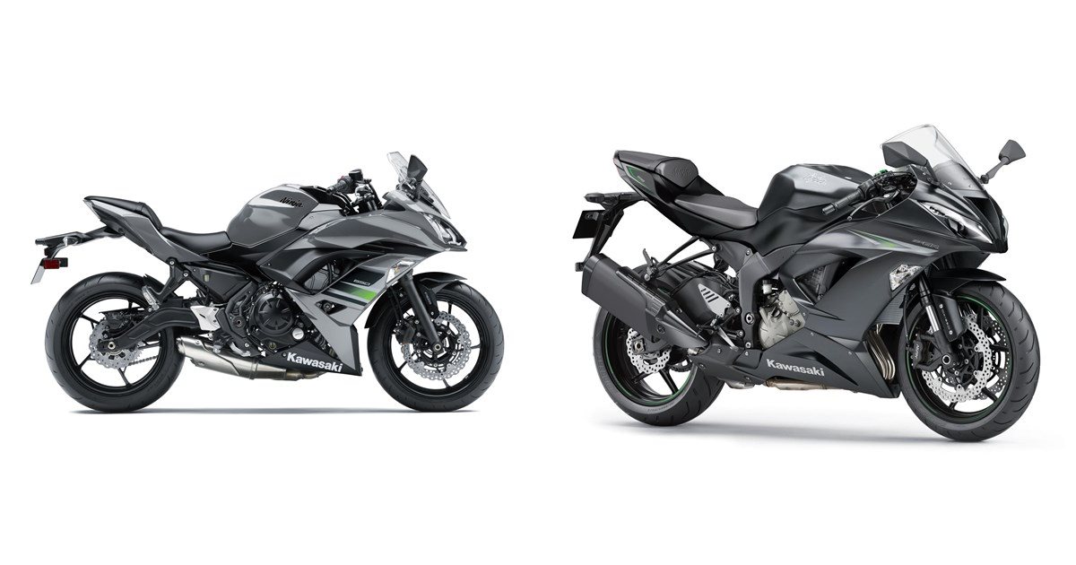 Kawasaki Ninja 650 2018 vs Kawasaki Ninja ZX-6R 636 2017