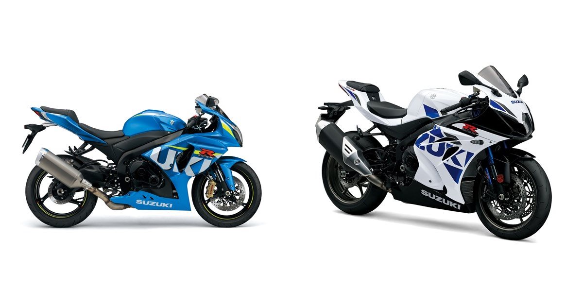 Motorrad Vergleich Suzuki GSX-R 1000 2016 vs. Suzuki GSX-R 1000 R 2020