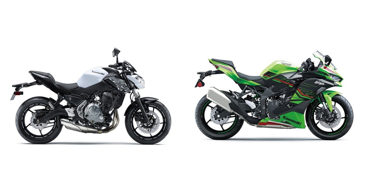 ⚫️かず⚫️ Kawasaki Z650 2019 vs Kawasaki Ninja ZX-4RR 2024