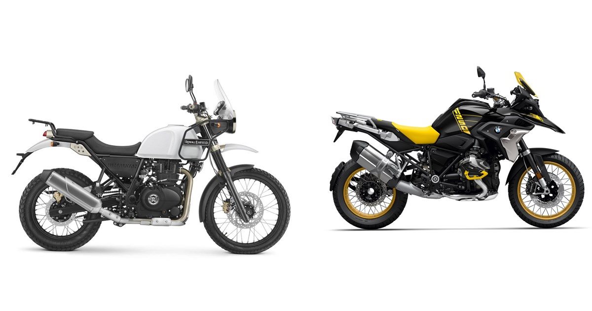 Motorrad Vergleich Royal Enfield Himalayan 2021 vs. BMW R 1250 GS ...