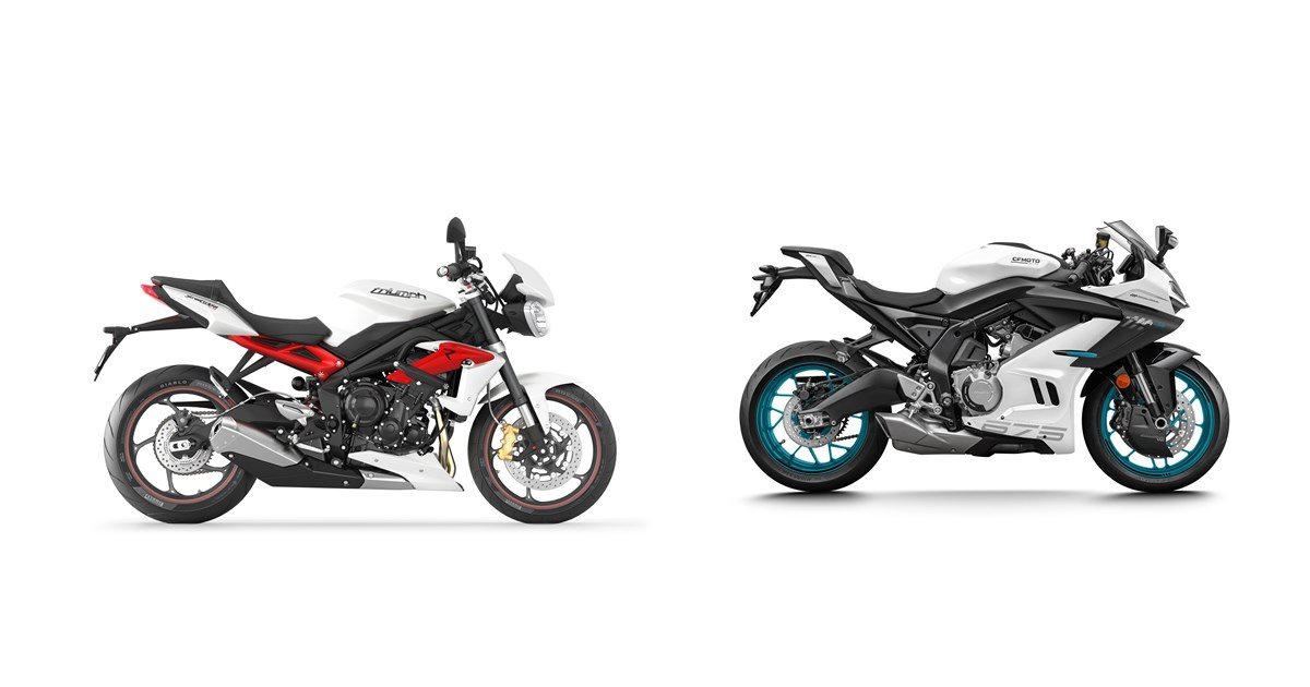 R 2014 Comparaison des motos Triumph Street Triple 675 R 2014 VS. CFMOTO 675SR ...