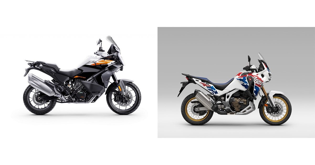 KTM 1390 Super Adventure S EVO 2025 vs Honda CRF1100L Africa Twin