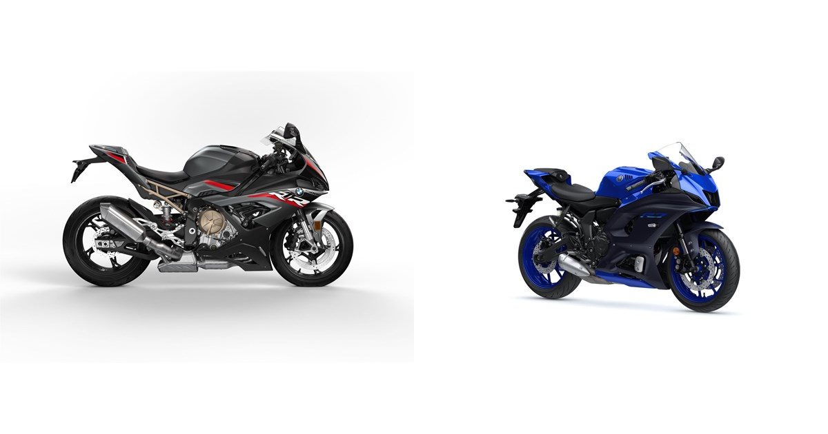 ヤマハ「YZF-R1」とカワサキ「ZX-6R」、そしてBMW「S1000RR」が1/12