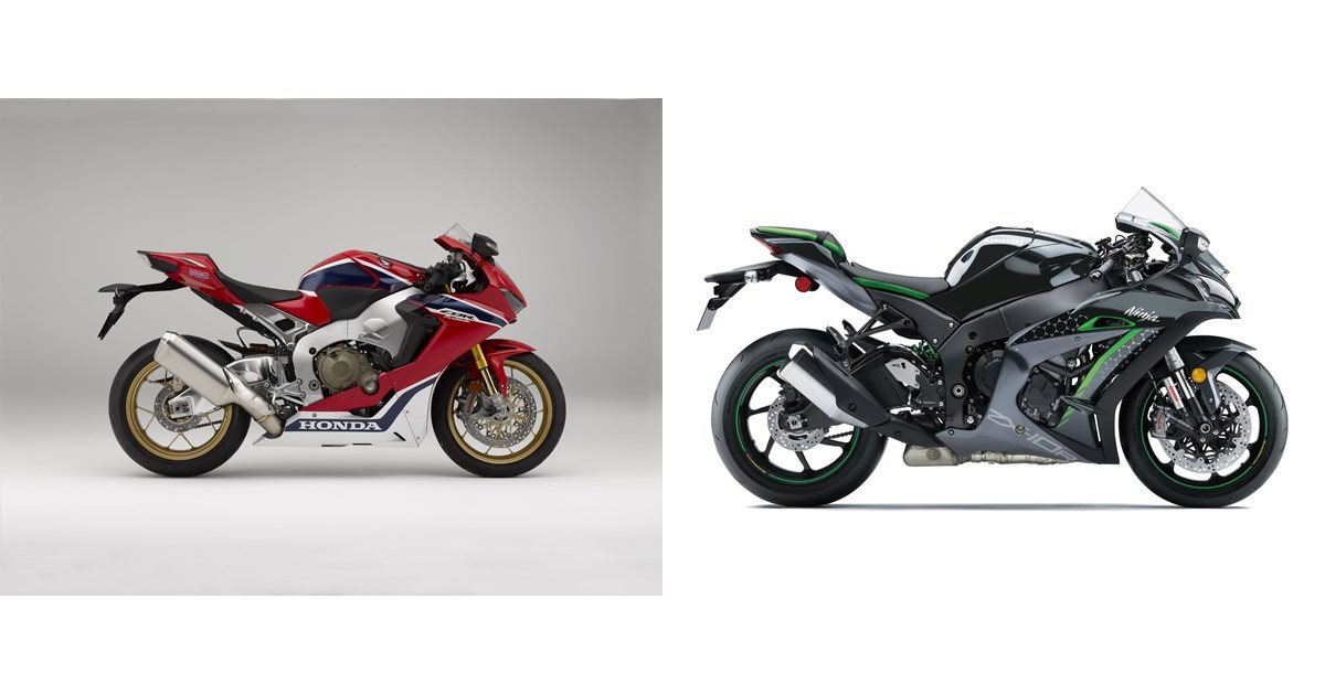 Honda CBR1000RR Fireblade SP 2019 vs Kawasaki Ninja ZX-10R SE 2020