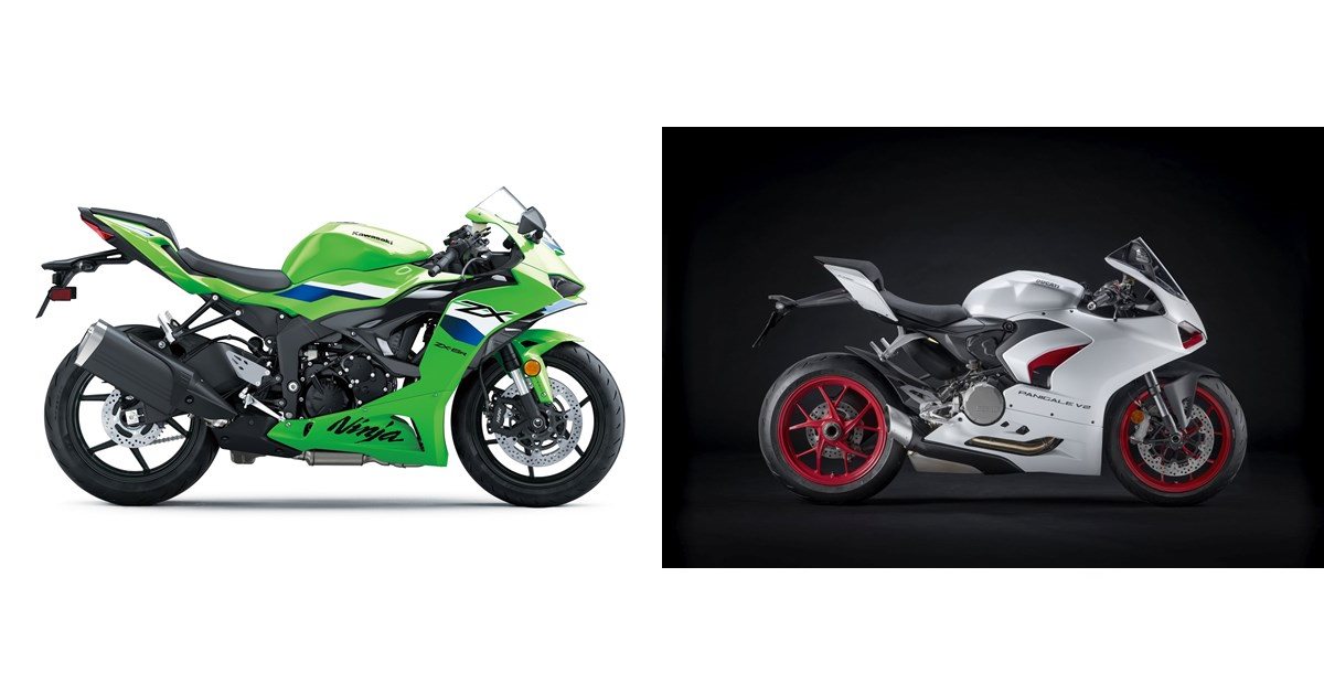 Kawasaki Ninja ZX-6R 2026 vs Ducati Panigale V2 2022