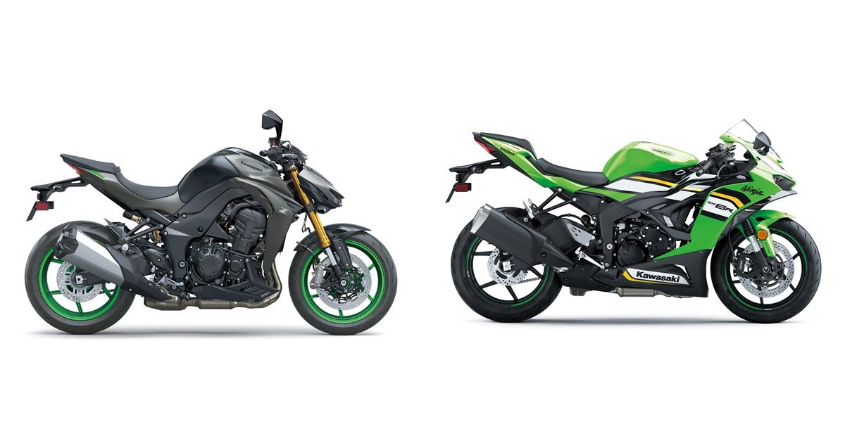 Kawasaki Z1100 SE 2026 vs Kawasaki Ninja ZX-6R 2025