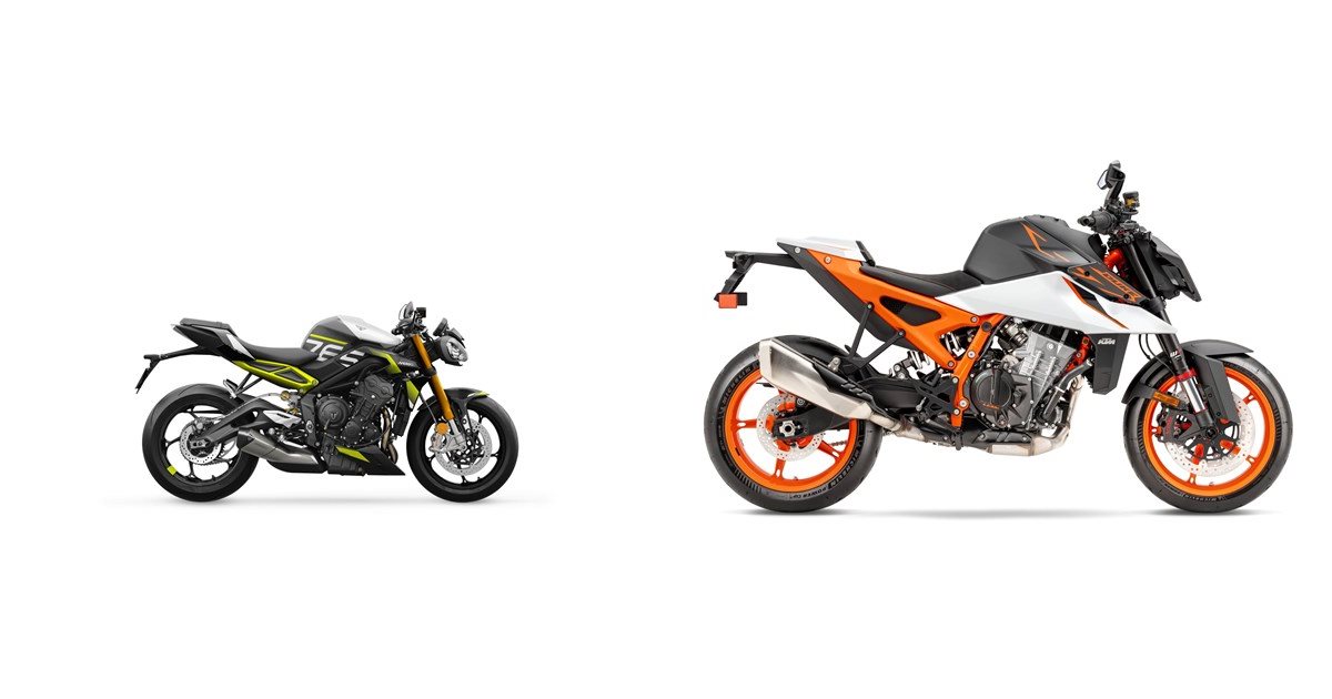 Triumph Street Triple 765 Moto2 Edition 2026 vs KTM 990 Duke R 2026