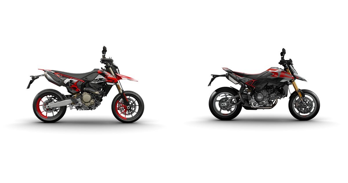 Ducati Hypermotard 698 Mono RVE 2025 vs Ducati Hypermotard V2 SP 2026