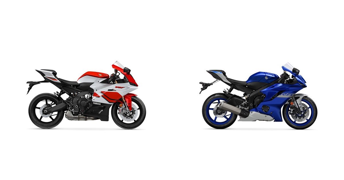 Motorrad Vergleich Yamaha R9 2026 vs. Yamaha YZF-R6 2020