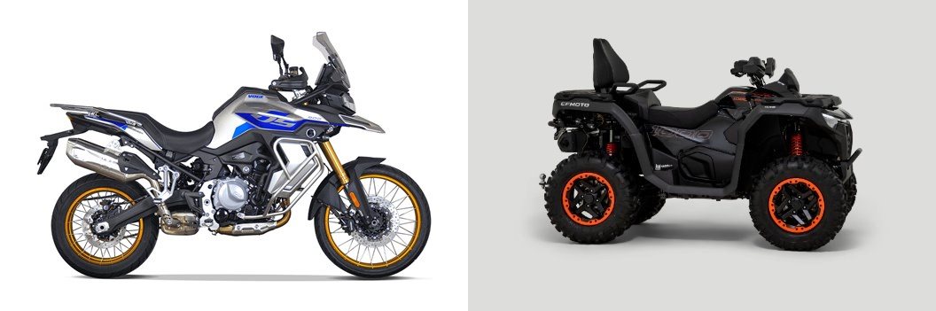 Voge DS900X 2025 vs CFMOTO CFORCE 1000 Touring Pro 2025