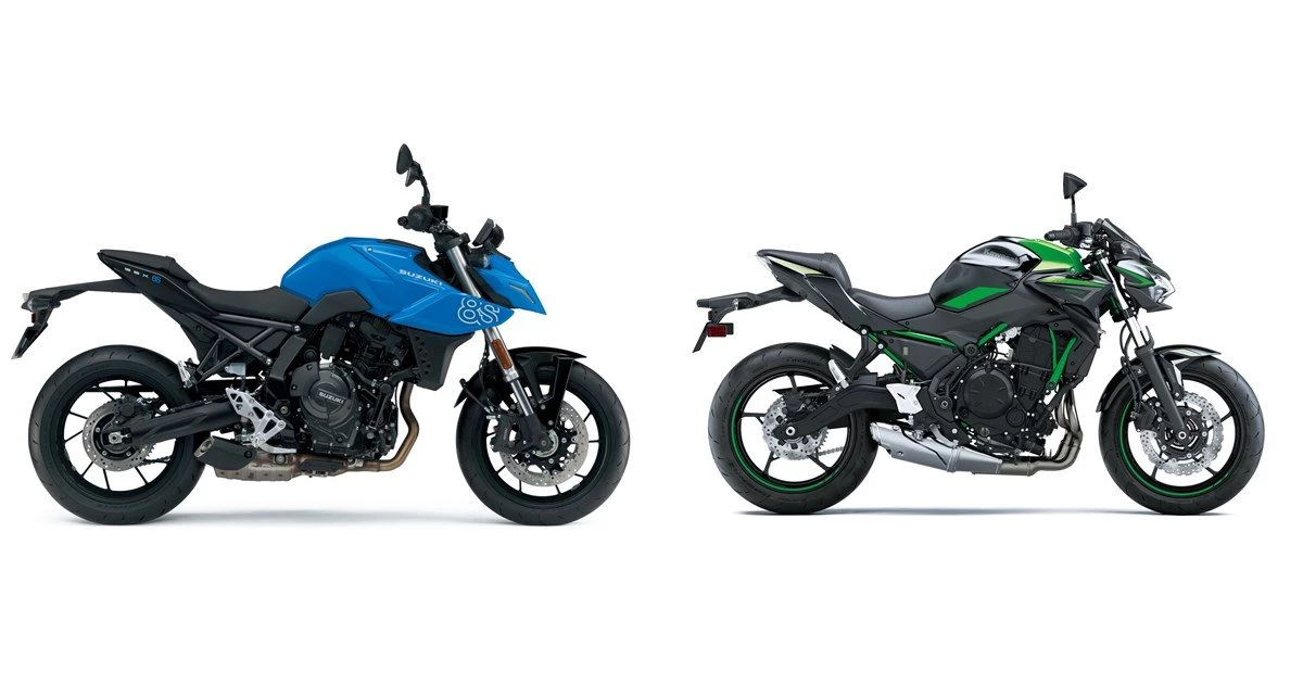 Suzuki GSX-8S 2026 vs Kawasaki Z650 2022